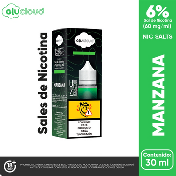 Imagen del producto Glucloud E-liquid Esencia Manzana 5% Nicotina