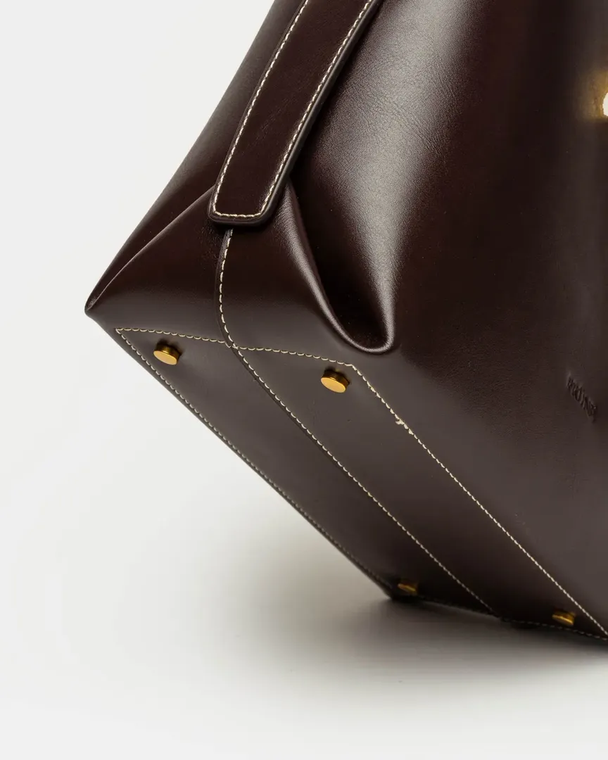 BOLSO THE LOCK CHOCOLATE