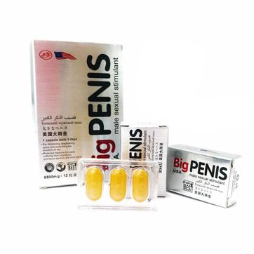 Imagen del producto Big Penis cajita de 3 pastillas