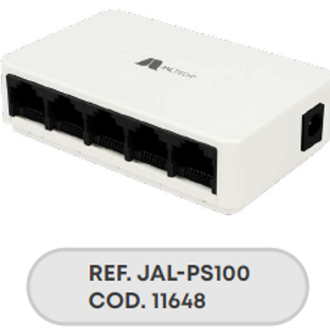 Imagen del producto SWITCH 5 PUERTOS BASE 100 - JAL-S5100