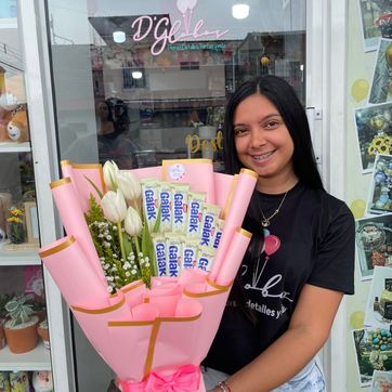 Imagen del producto Tulipanes con chocolate 