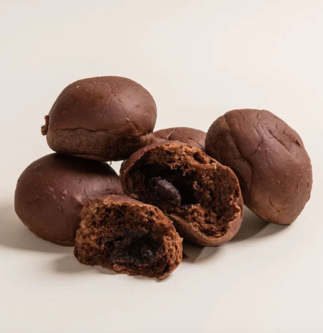 PAN MINI HAMBURGUESA ALGARROBO CON CACAO DUSHI