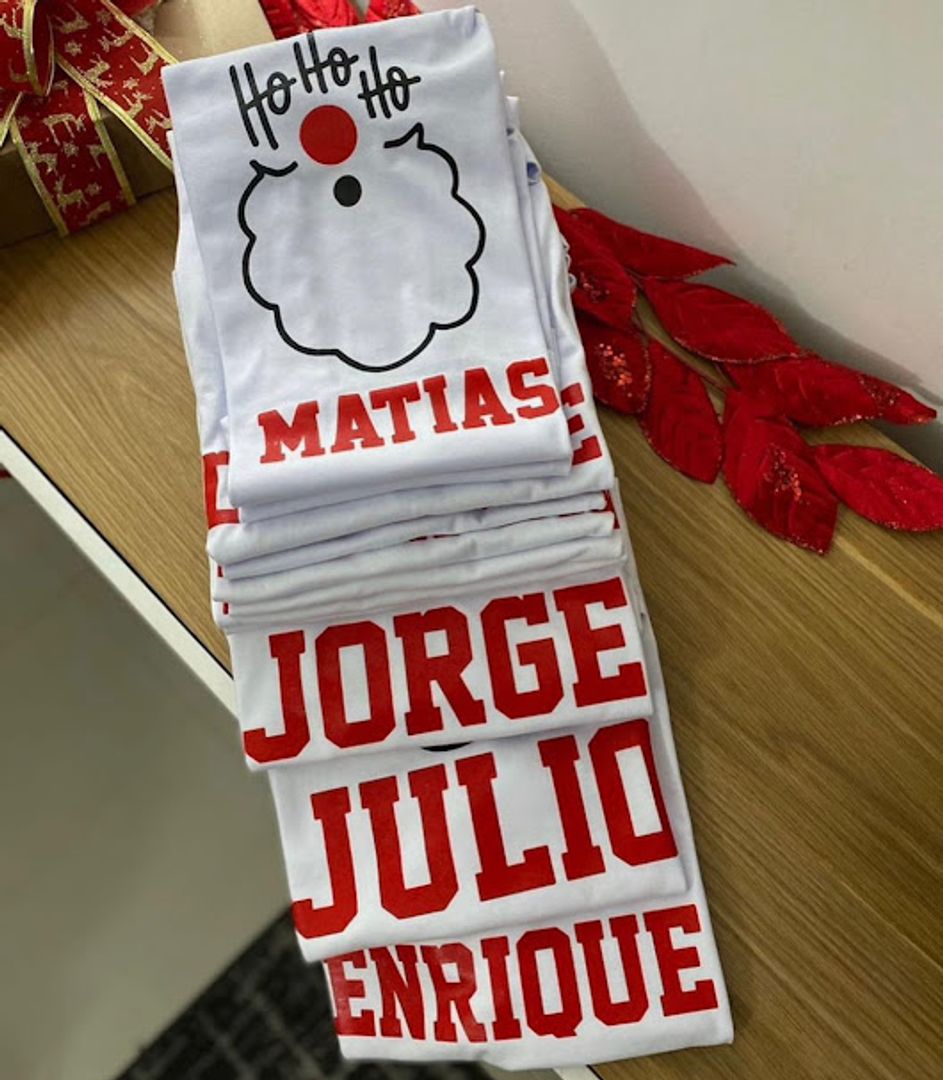 CAMISETAS NAVIDEÑAS FAMILIA 