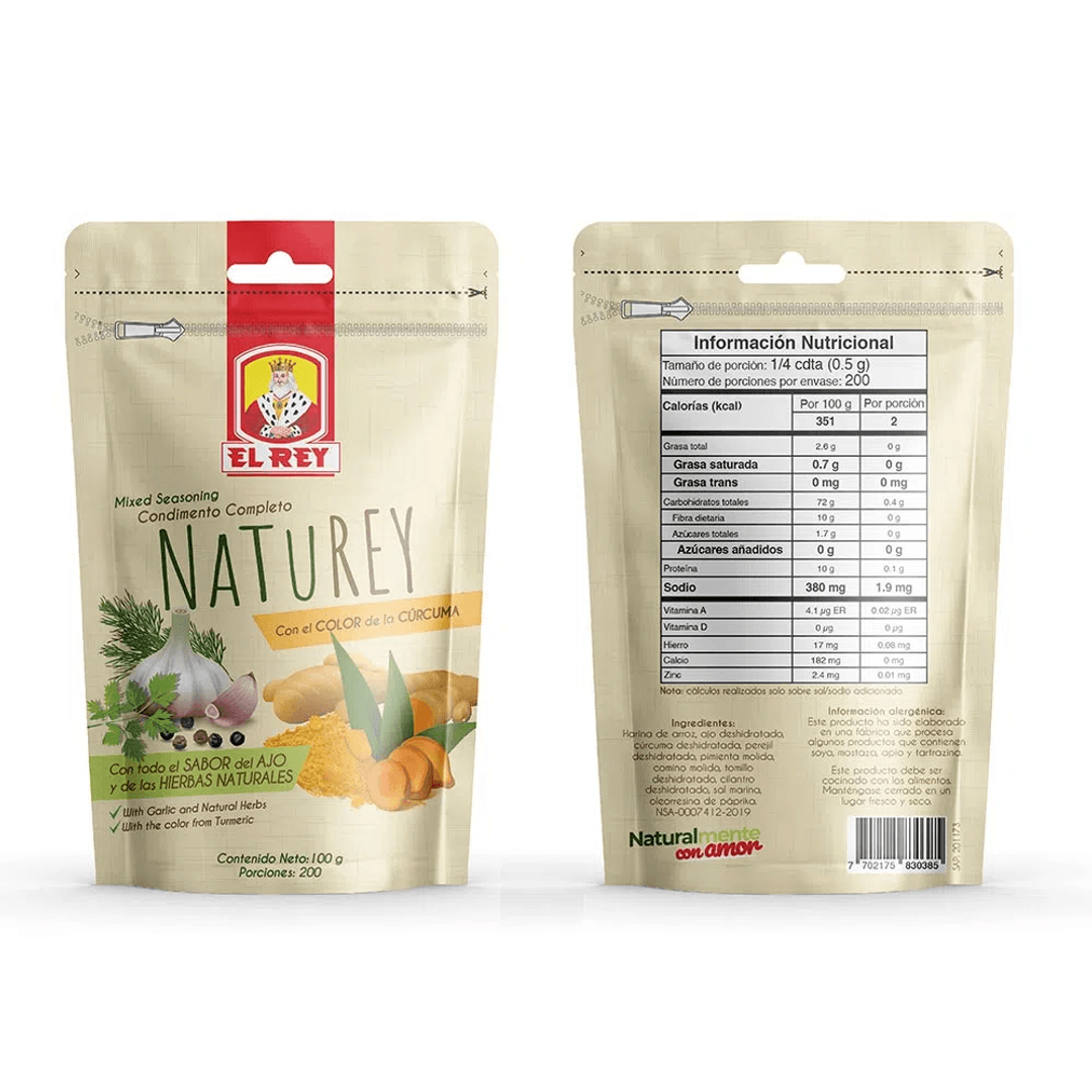 NATUREY CONDIMENTO EL REY*100G