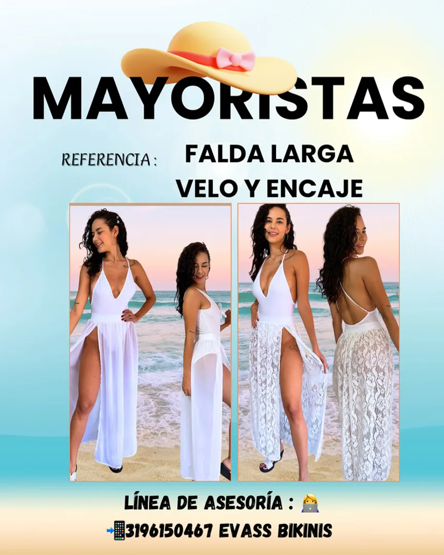 Falda larga por mayor 