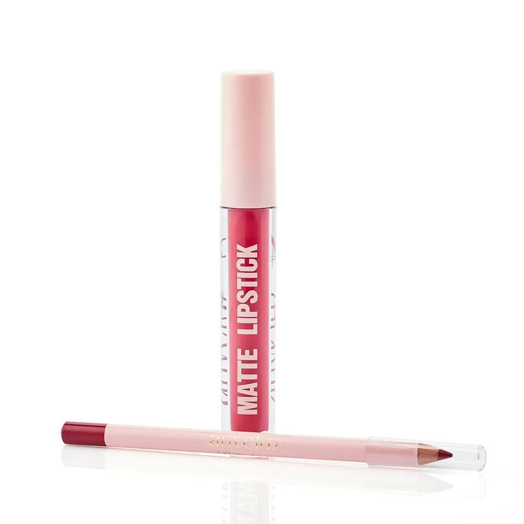 KIT DÚO LABIAL Y DELINEADOR DE LABIOS ANYELUZ
