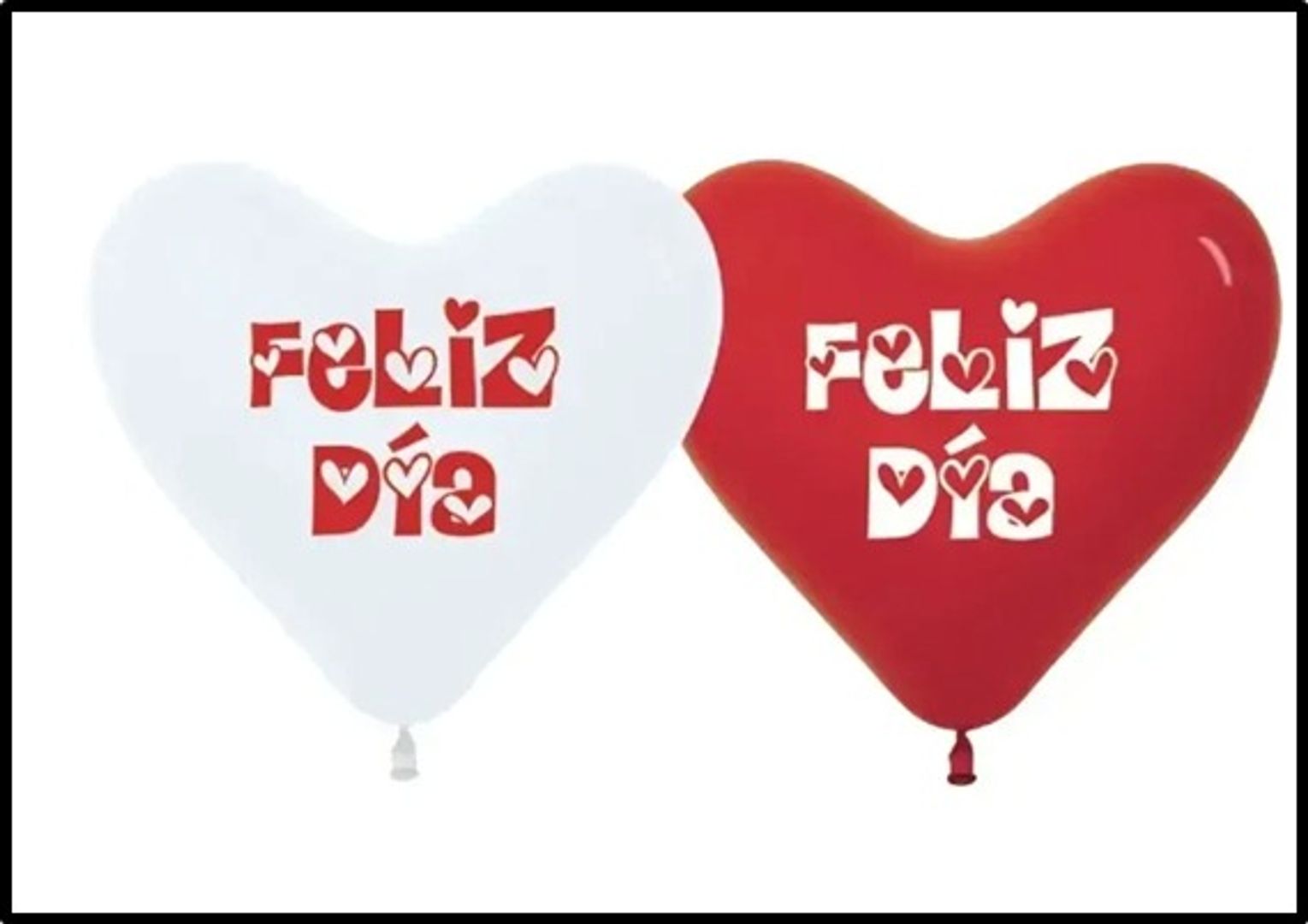 BOMBA CORAZON BLANCA PAQX100