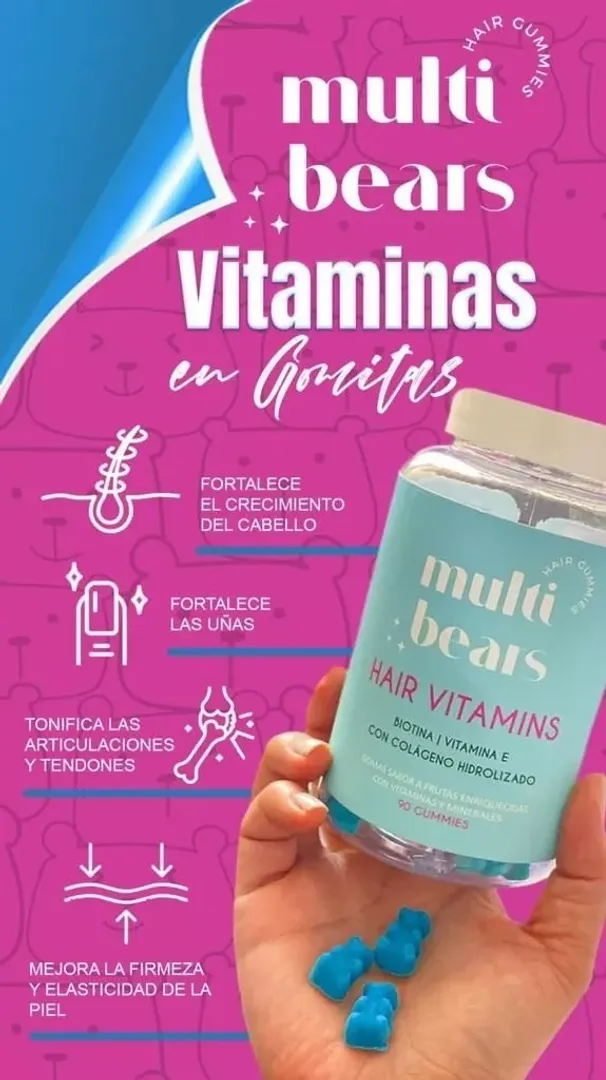 Gomitas de colageno multi bears