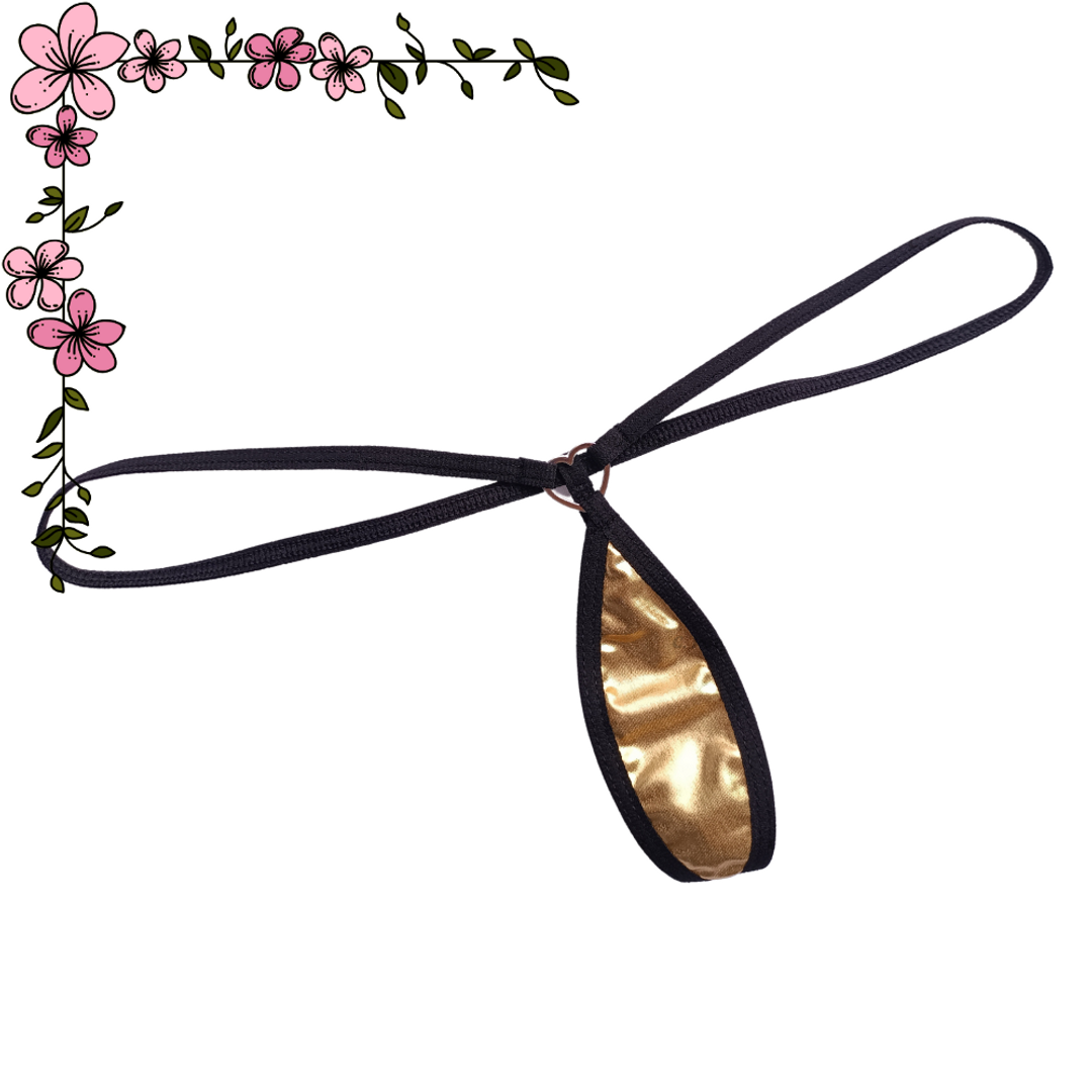 Tanga hilo en Lamé (Brillante) 