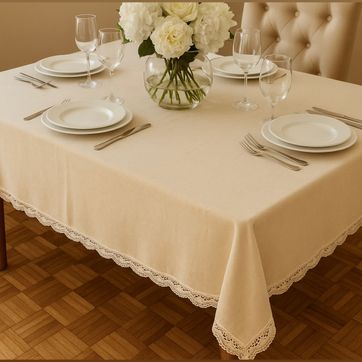 Mantel Tusor Beige  - imagen 2