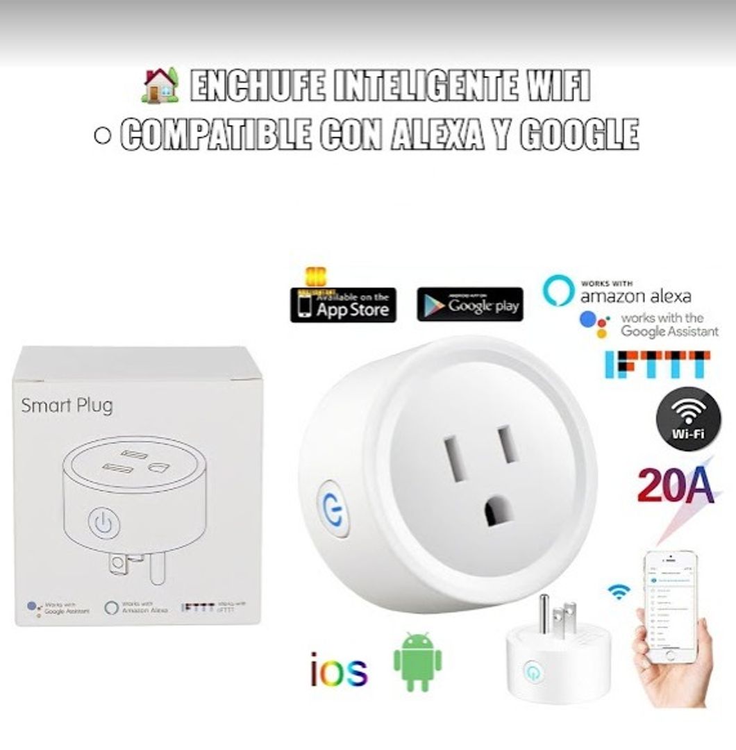 ENCHUFE INTELIGENTE WIFI