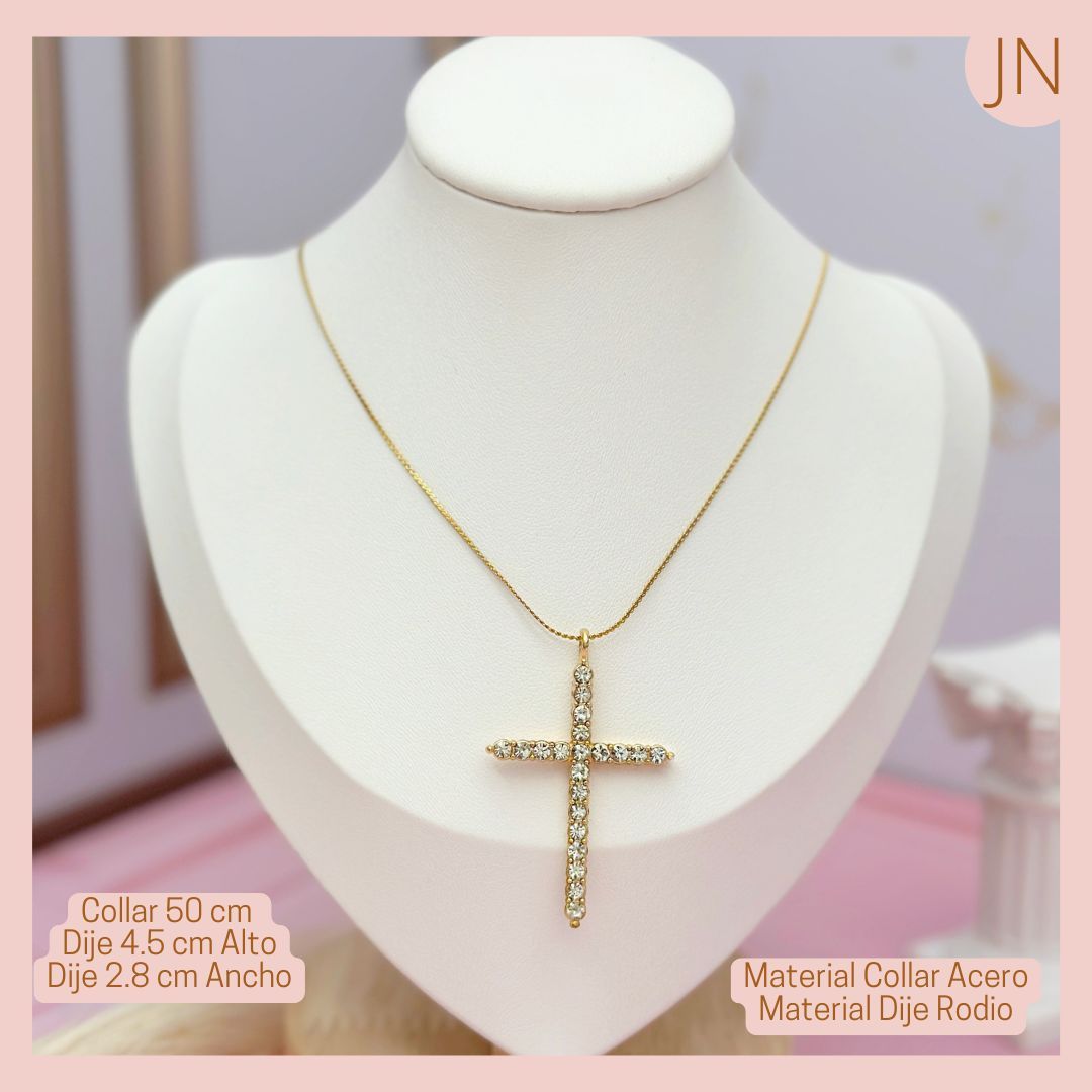 Collar Dije Cruz Circones