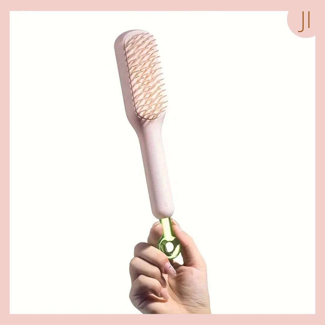 Cepillo Mágico de cabello Rosado y Verde