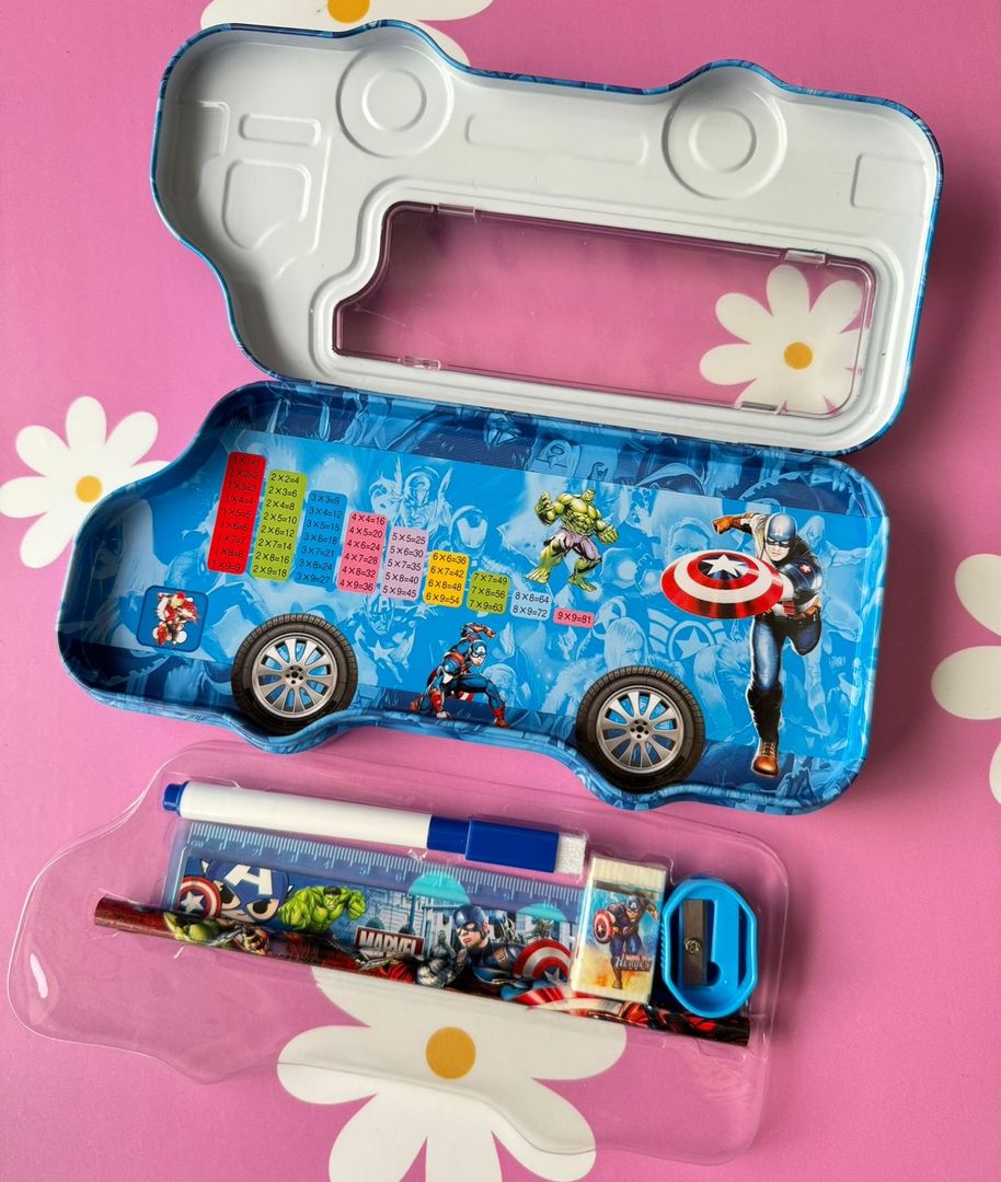 Cartuchera metálica bus 