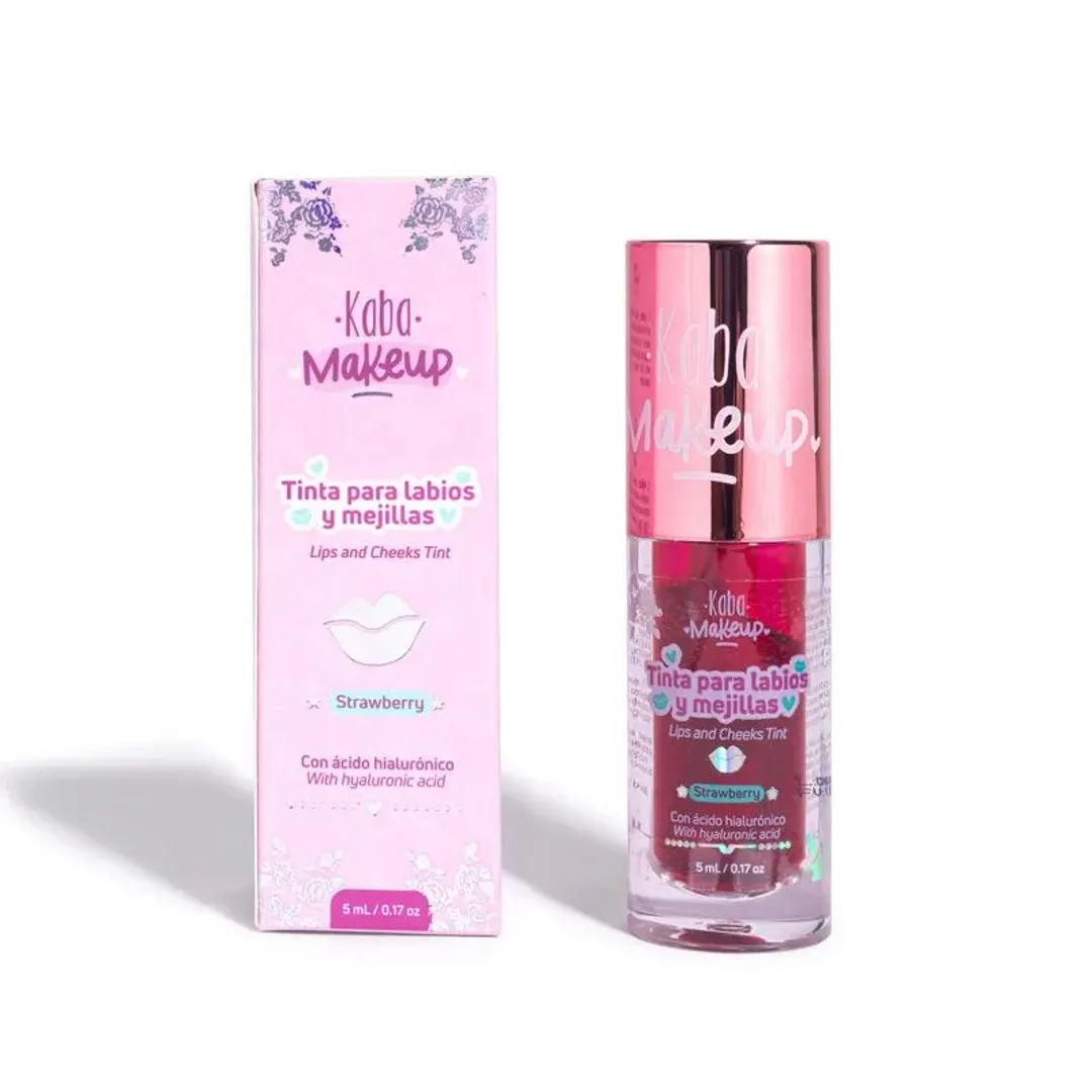 Tinta para Labios y Mejillas Strawberry Kaba Makeup 5 ml/0,17 oz