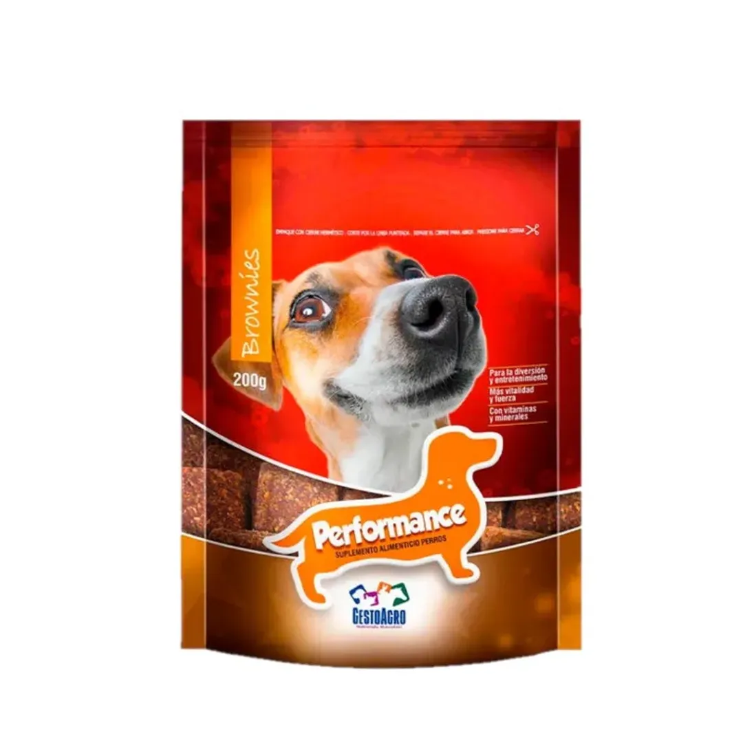 SNACK BROWNIES PERFORMANCE GESTO AGRO*200G