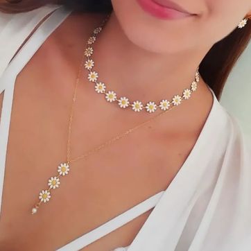 Imagen del producto CADENA DOBLE MARGARITAS