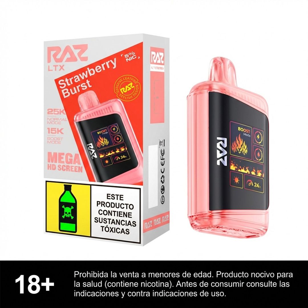 Raz Strawberry Burst 25.000 Puffs