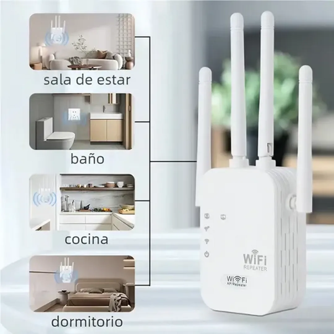 REPETIDOR ROUTER WIFI 4 ANTENAS