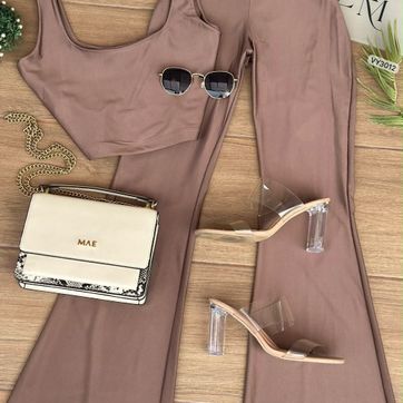 SET BLUSA TIRA Y PANTALON VY3012 - imagen 1