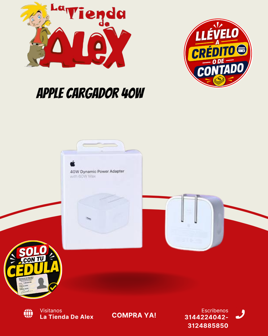 Apple Cargador 40W
