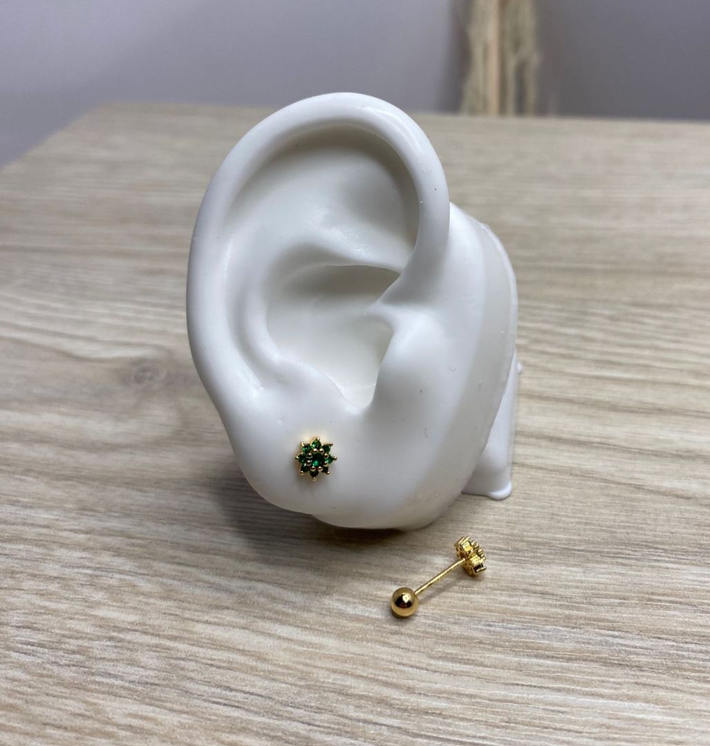 Topo de seguridad, piedra verde, covergold 
