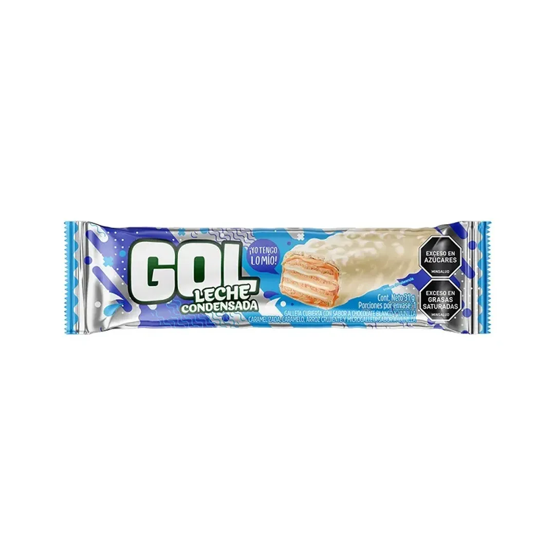 GALLETA GOL LECHE CONDENSADA*31G