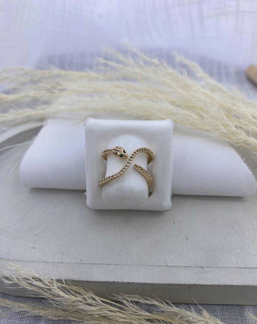 Anillo serpiente, oro rosa, covergold 