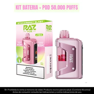Imagen del producto Raz Kit Strawberry Blast 50.000 Puffs
