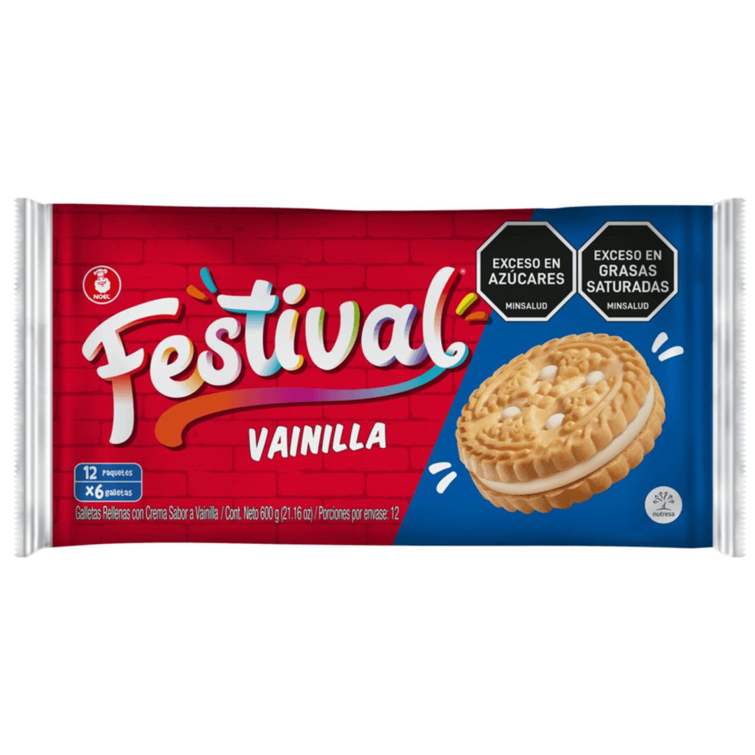 GALLETA FESTIVAL*12*6 VAINILLA