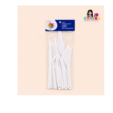 Imagen del producto ESPATULA PLASTICA JUEGO X10 SURTIDO