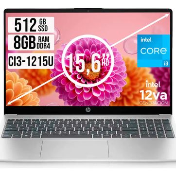 PORT HP 15.6"/CORE I3/8GB RAM/512 - imagen 1