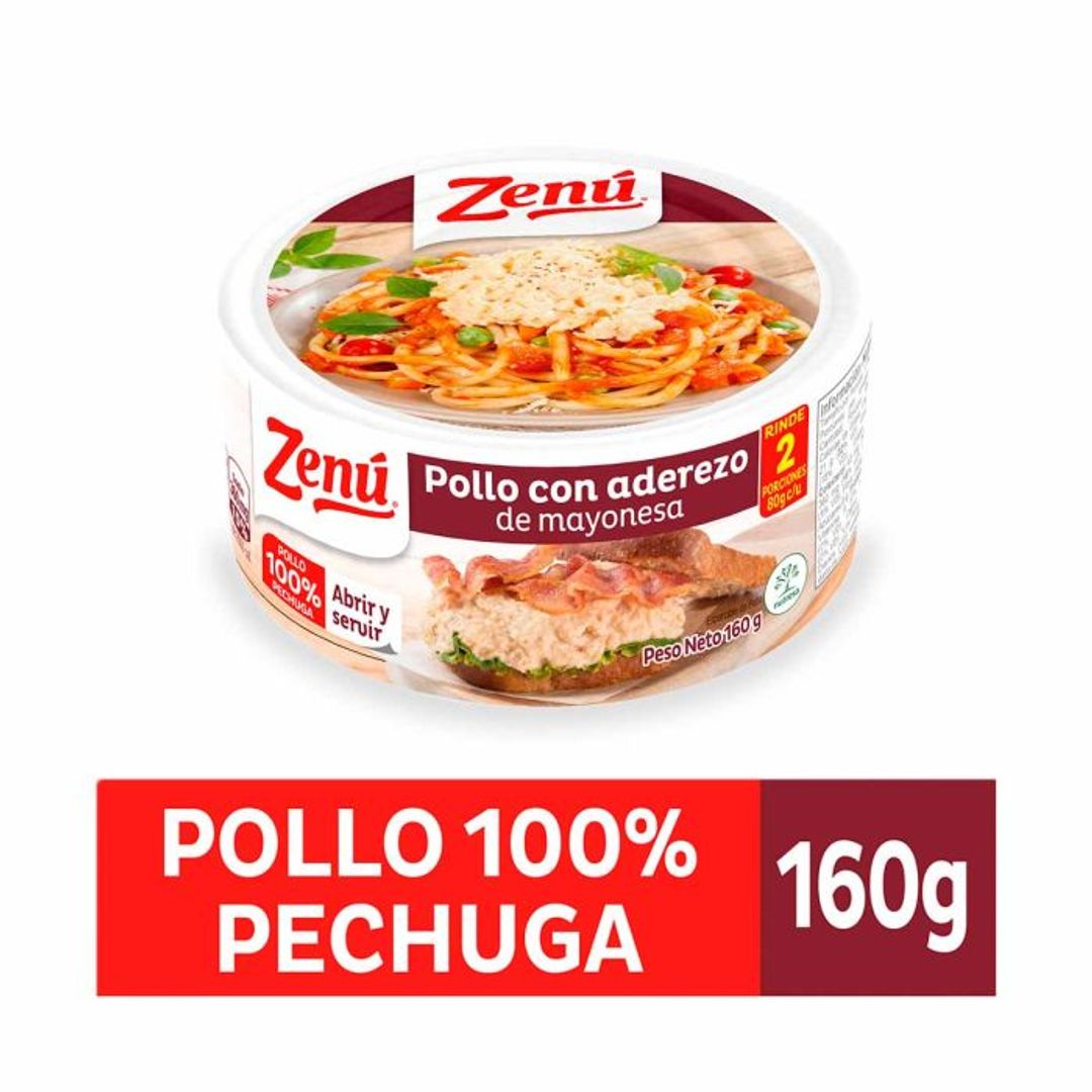 POLLO CON ADERESO ZENU*160G