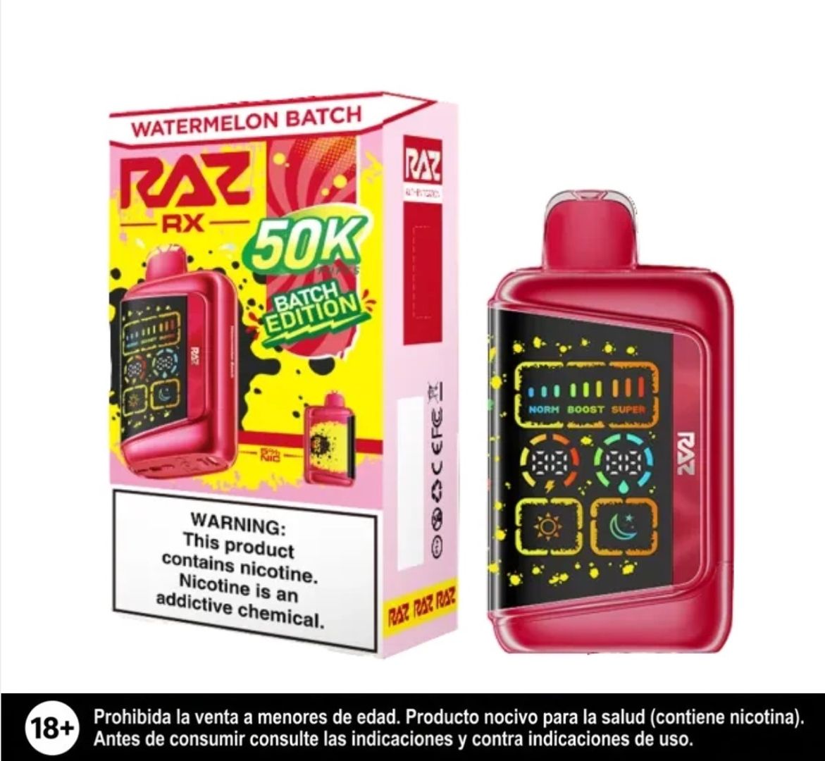 Raz Watermelon Batch 50.000 Puffs