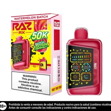Imagen del producto Raz Watermelon Batch 50.000 Puffs