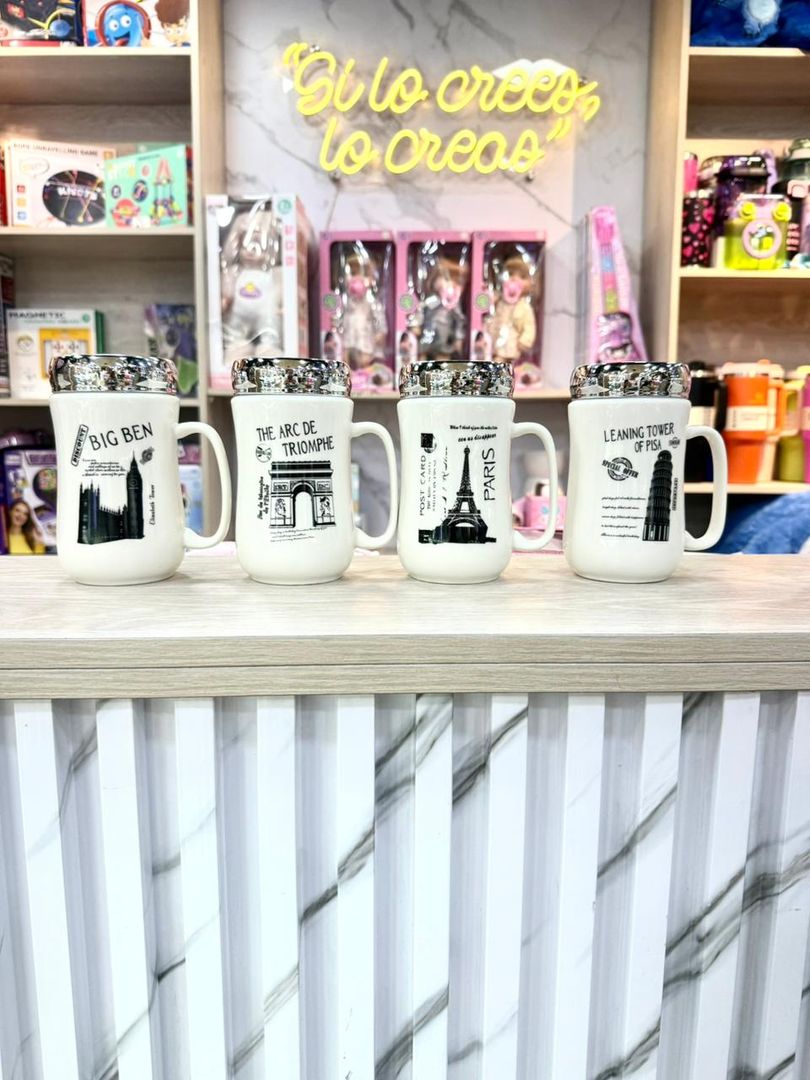 TAPA ESPEJO  PLATEADO  ESTATUAS EUROPA