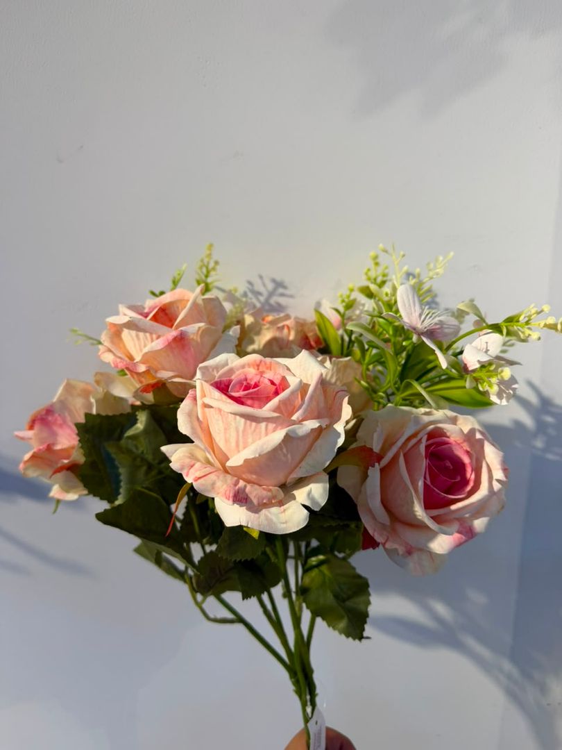 BOUQUET ROSA X 7 SALMON ROSA