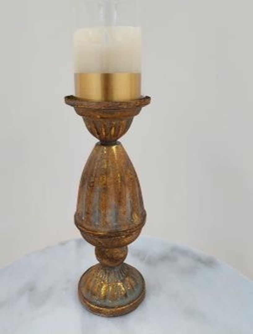 Porta Vela Rose Gold