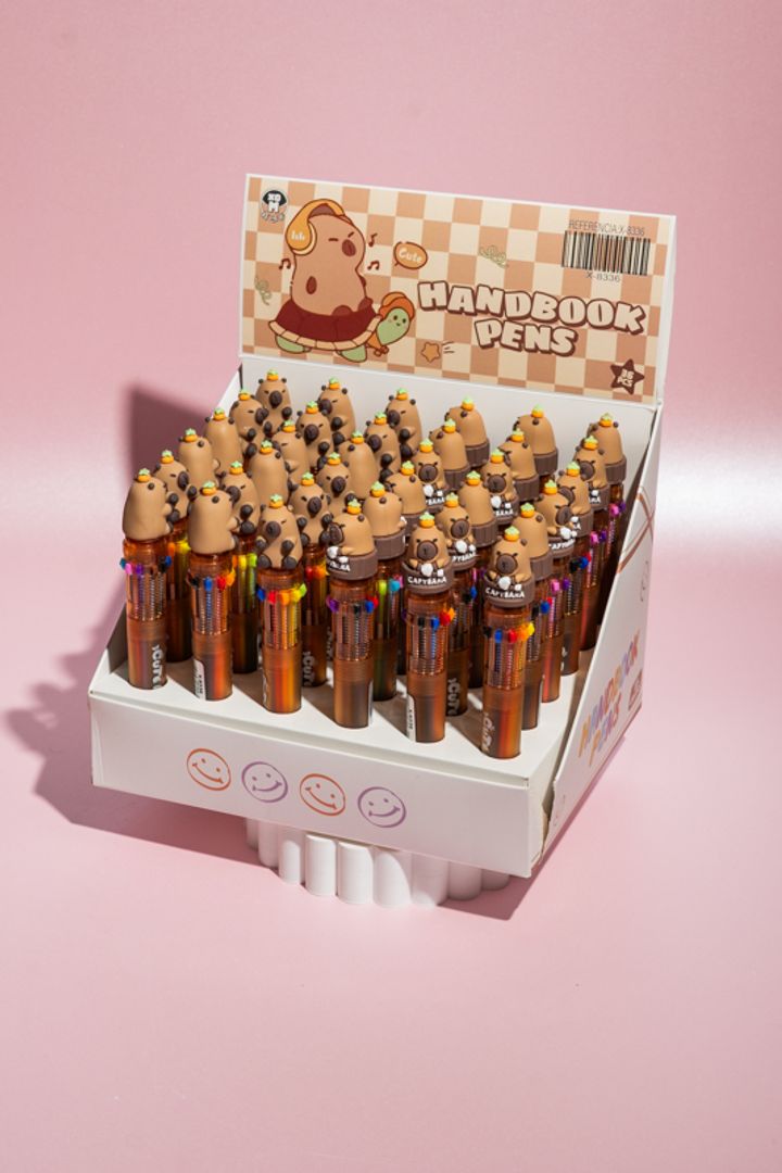 LAPICEROS MULTICOLOR CAPYBARA