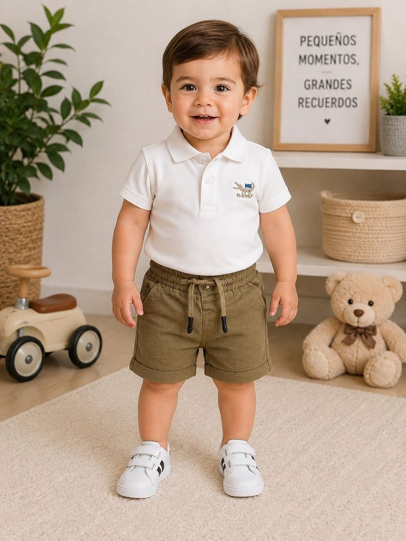Conjunto bermuda bebito