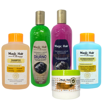Kit Magic Hair Crecimiento Cabello Completo Gold Mas Obsequio - imagen 1