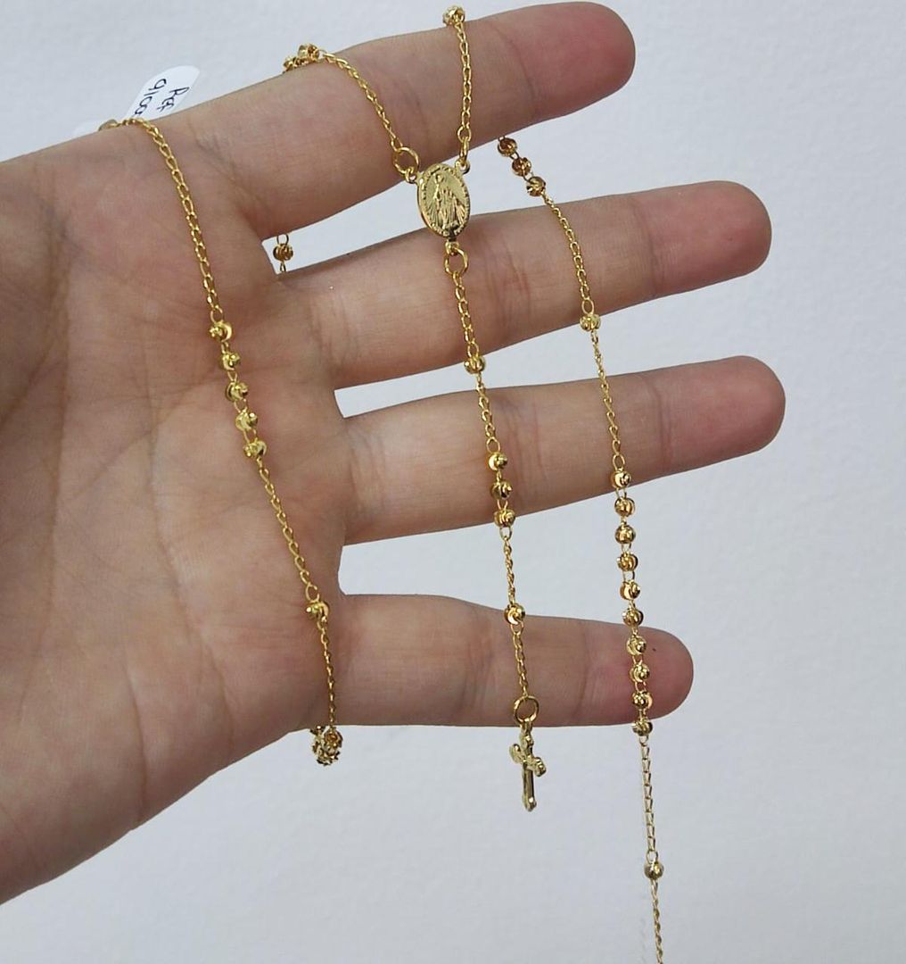 Rosario 50cm balin italiano 3mm