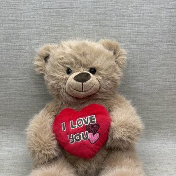 Imagen del producto OSO CON CORAZÓN "I LOVE YOU" 50 CM