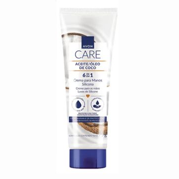 Imagen del producto CREMA PARA MANOS 6 EN 1 ACEITE DE COCO HUMECTACIÓN INTENSIVA AVON CARE 75 G