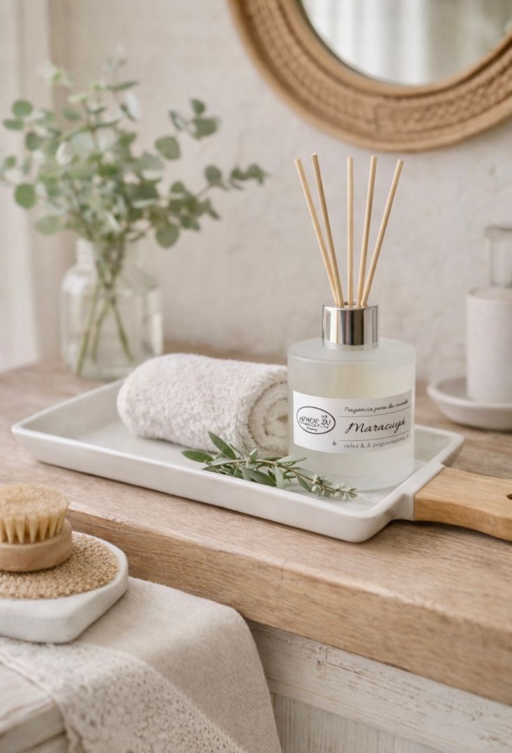 Bandejita con Asa de Bambú 