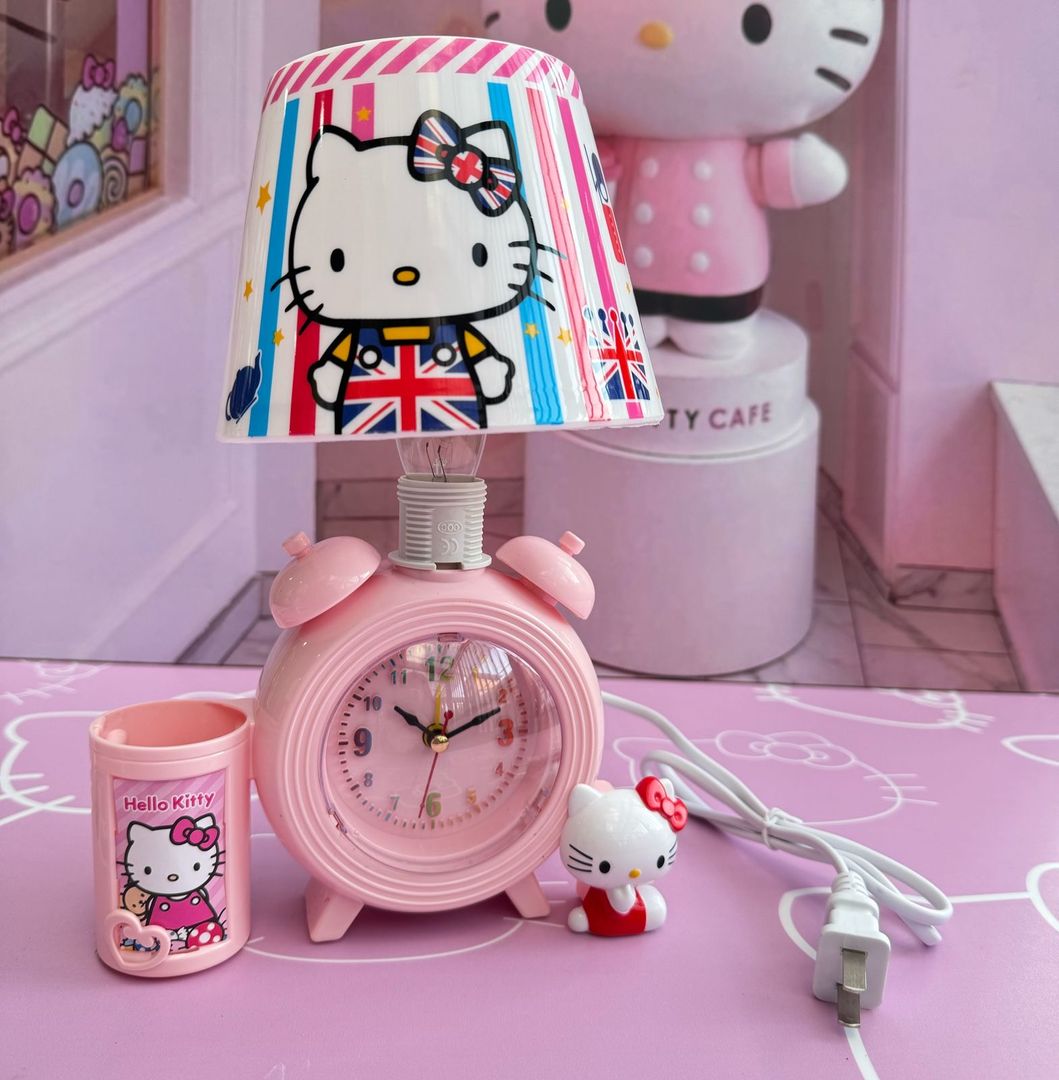 Reloj/lampara Sanrio 