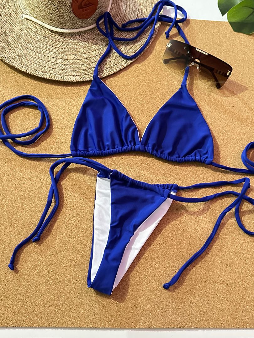 Bikini azul rey 