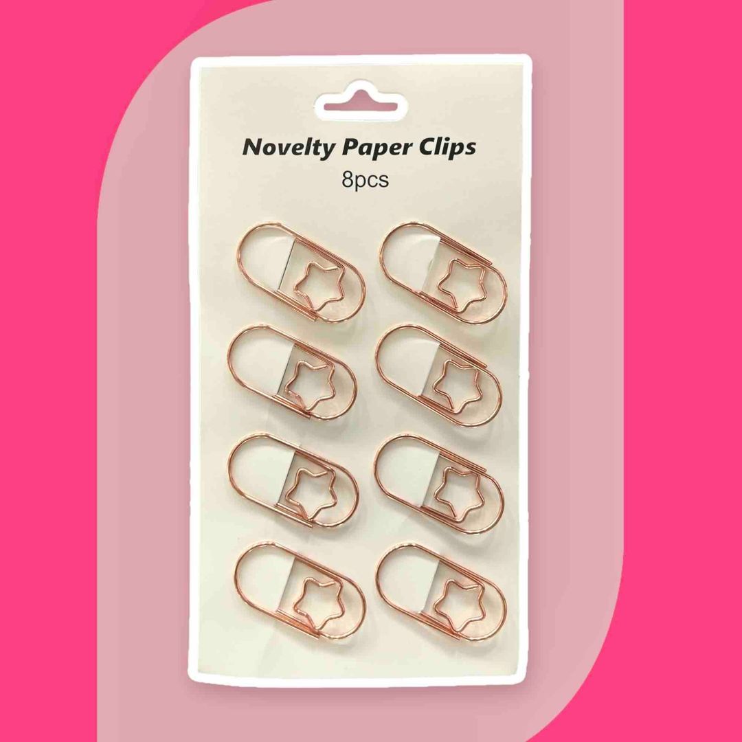 CLIPS METALICO ORO ROSA