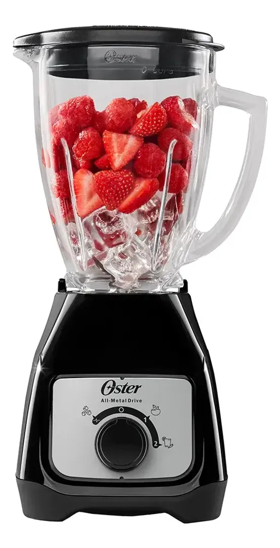 LICUADORA OSTER VASO DE VIDRIO PERILLA NEGRA KALIMAN