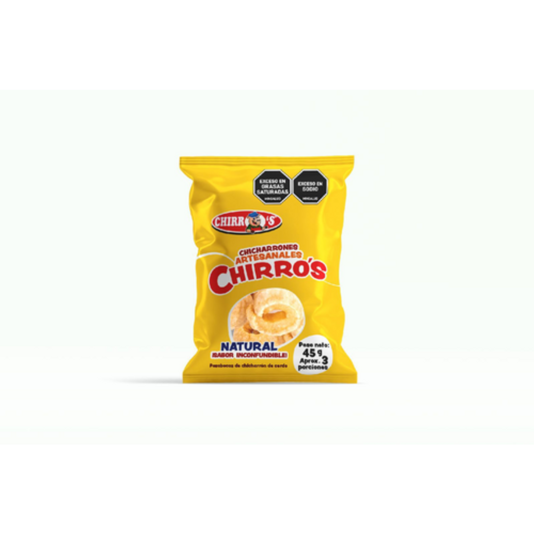 CHICHARRON NATURAL CHIRROS*45G